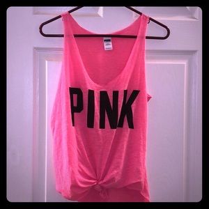 Pink Victoria’s Secret tank top